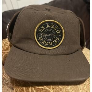 Seager Rugged Wear Flapjack Hat (Brown) - Rare / Discontinued Fleece